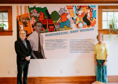 Photo from the Jerome Weisman Art Studio Dedication