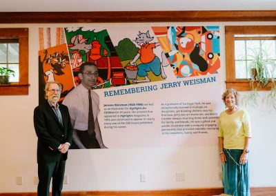 Photo from the Jerome Weisman Art Studio Dedication