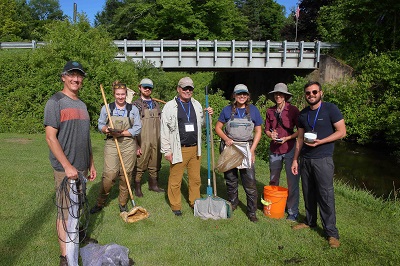 Photo of naturalists at the Upper Delaware Bioblitz 2024