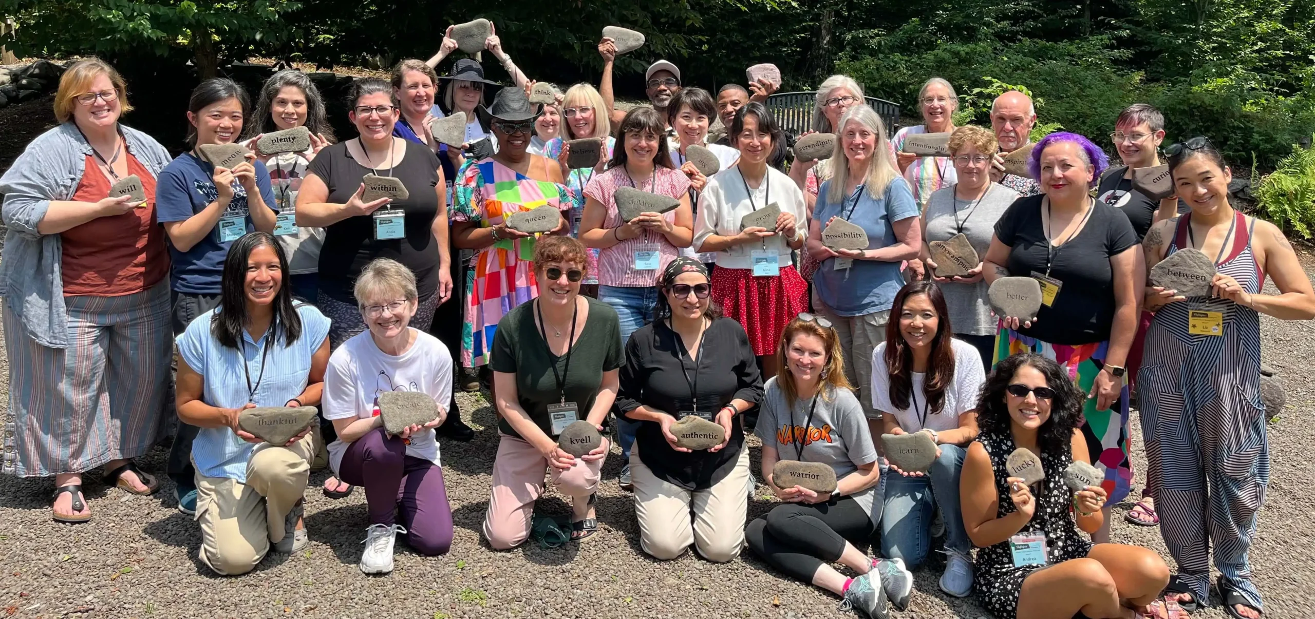 Group photo Summer in Writing at the Highlights Foundation