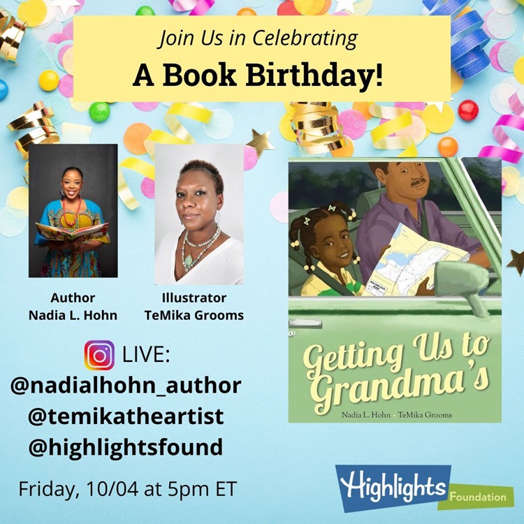 Celebrating a Book Birthday with Nadia L. Hohn and TeMika Grooms