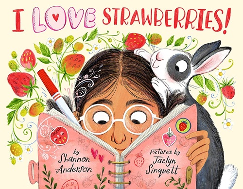 Book cover: I Love Strawberries