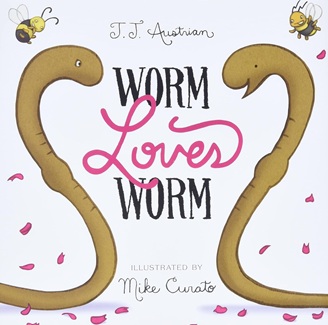 Book cover: Worm Loves Worm